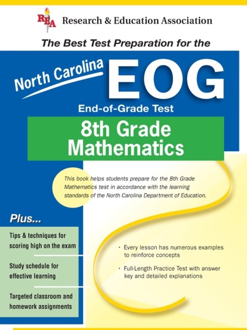 Title details for North Carolina EOG Grade 8 Math by Stephen Hearne - Available